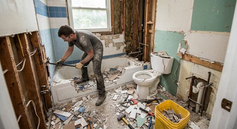 Bathroom Demolition in Sacramento, CA
