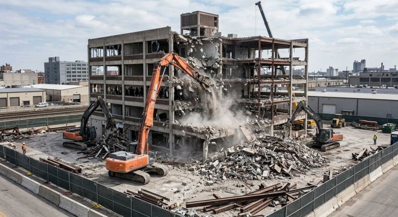Factory Demolition in Houston, TX