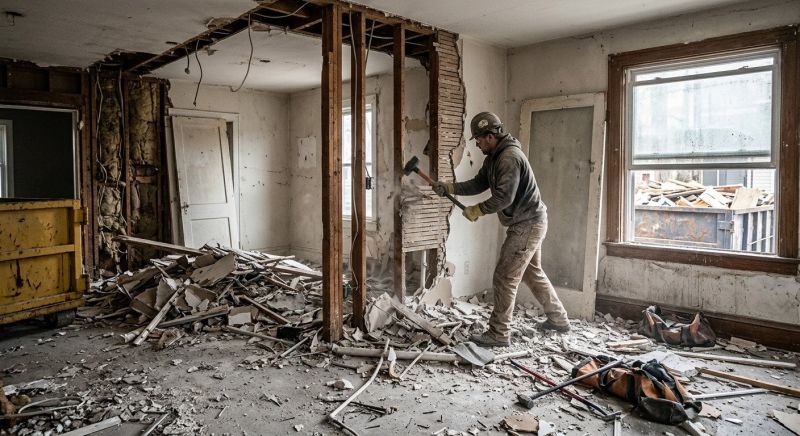 Interior Wall Demolition in Frederick, MD