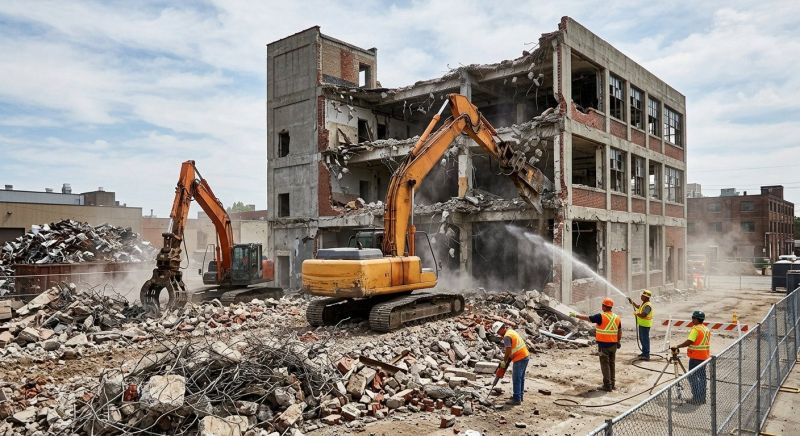 Warehouse Demolition in Bergen County, NJ