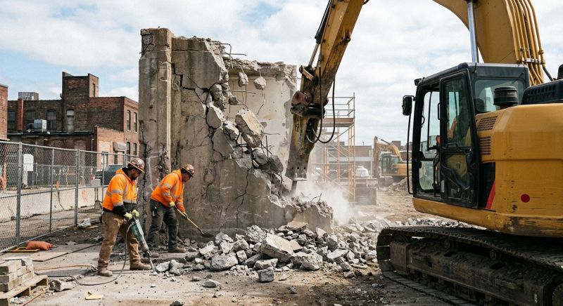 Block Wall Removal in Bergen County, NJ