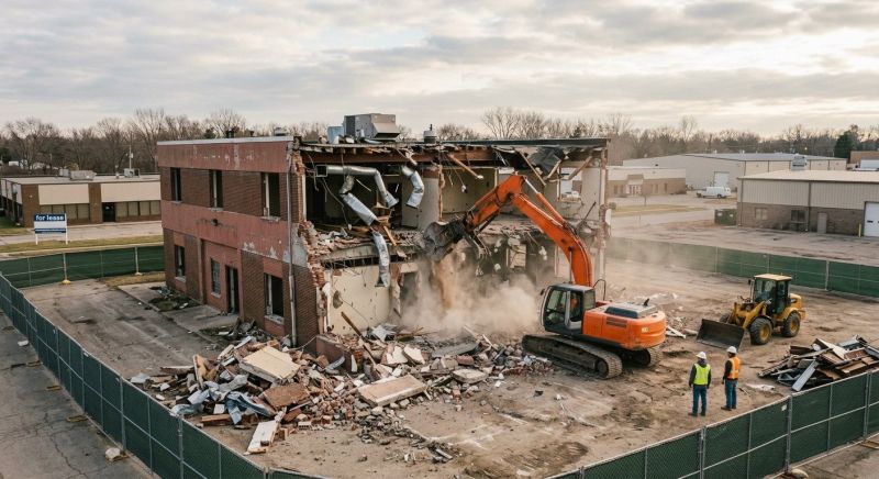 Commercial Building Removal in Sacramento, CA
