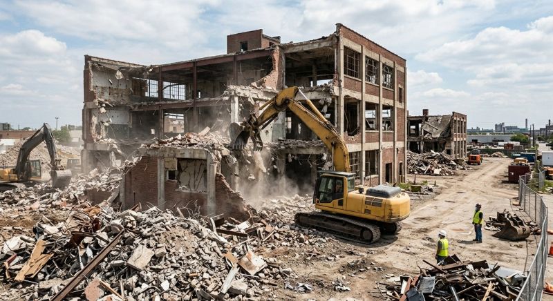 Commercial Site Demolition in Katy, TX
