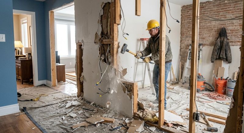 Drywall Removal in Bergen County, NJ
