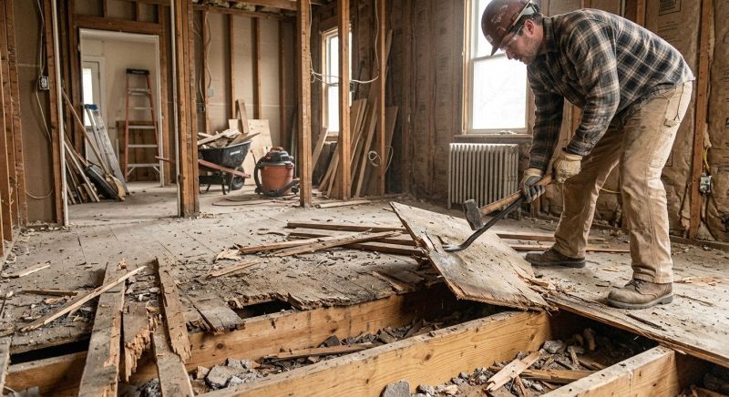 Hardwood Floor Demolition in Sacramento, CA