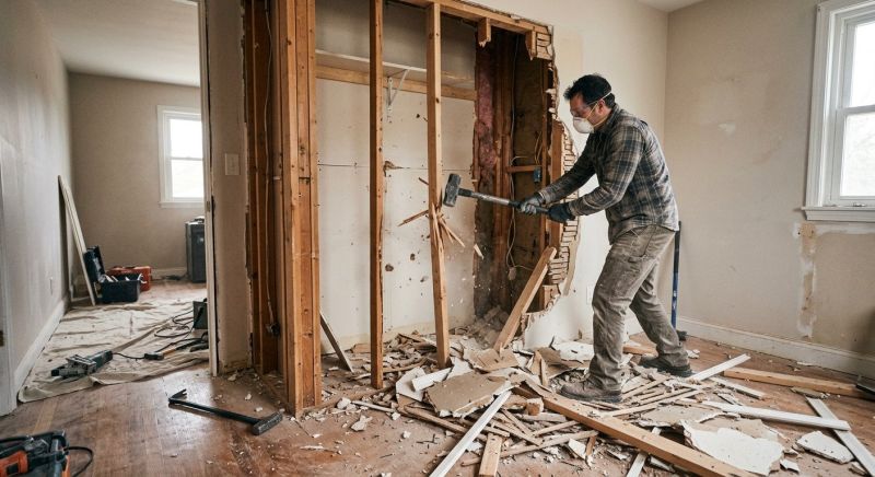 Hearth Demolition in Frederick, MD