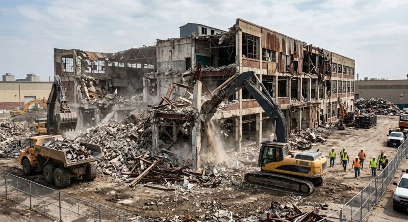 Industrial Demolition in Bergen County, NJ
