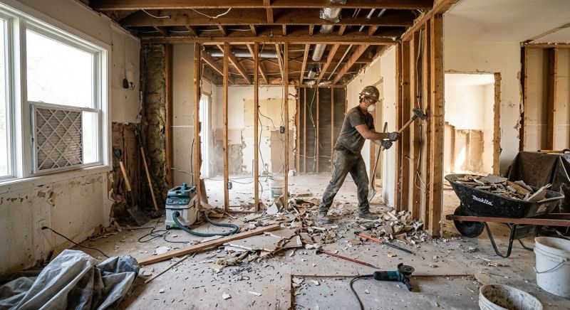 Interior Wall Demolition in Frederick, MD