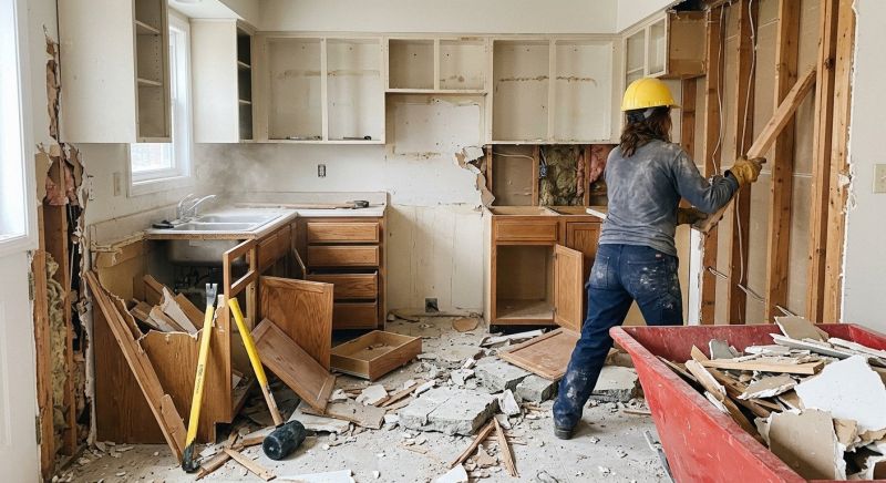 Kitchen Demolition in Sacramento, CA