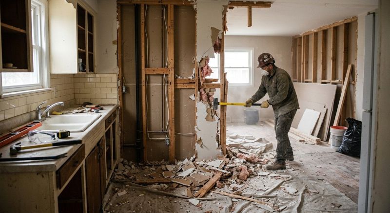 Kitchen Demolition in Sacramento, CA