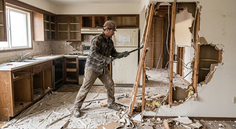 Kitchen Demolition in Sacramento, CA