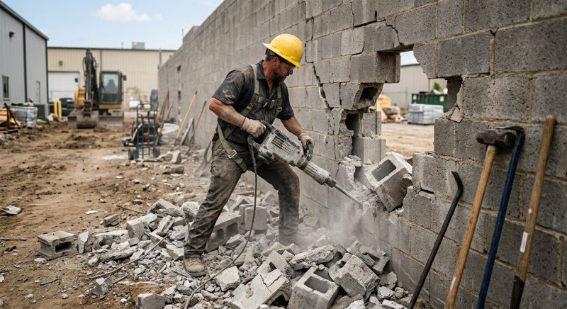 Masonry Demolition in Sacramento, CA
