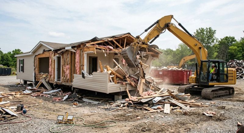 Modular Home Demolition in Sacramento, CA