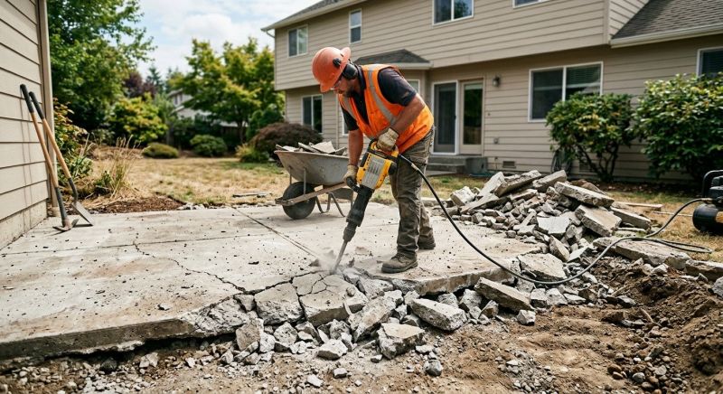 Patio Demolition Service in Bergen County, NJ