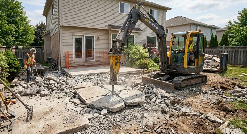 Patio Demolition Service in Bergen County, NJ