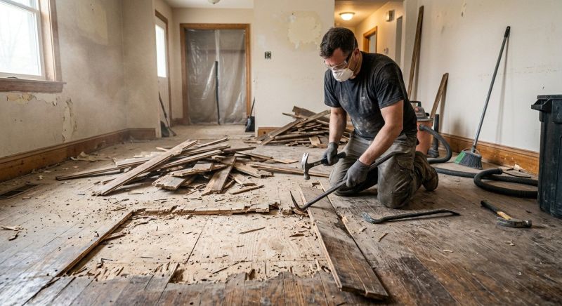 Subfloor Demolition in Bergen County, NJ