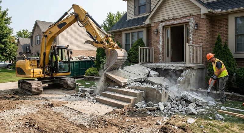 Terrace Demolition in Sacramento, CA