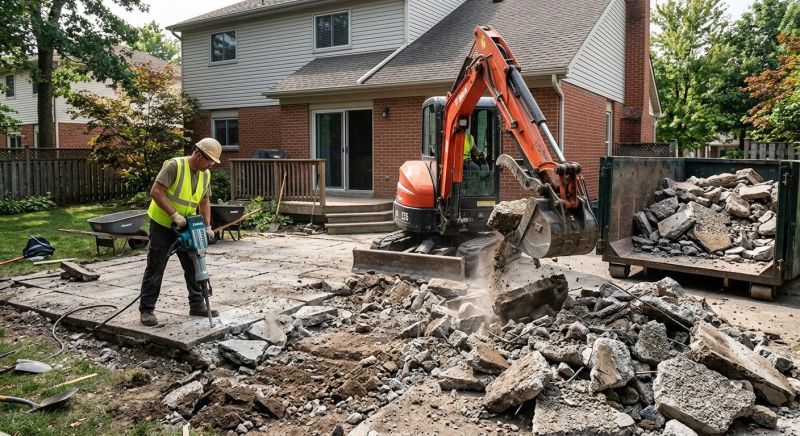 Terrace Demolition in Bergen County, NJ